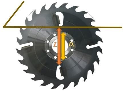 Диаметр фланца Рис3