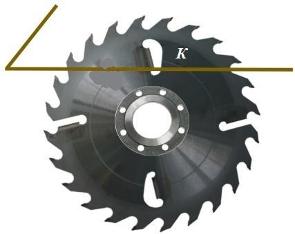 Нож ниже уровня стола